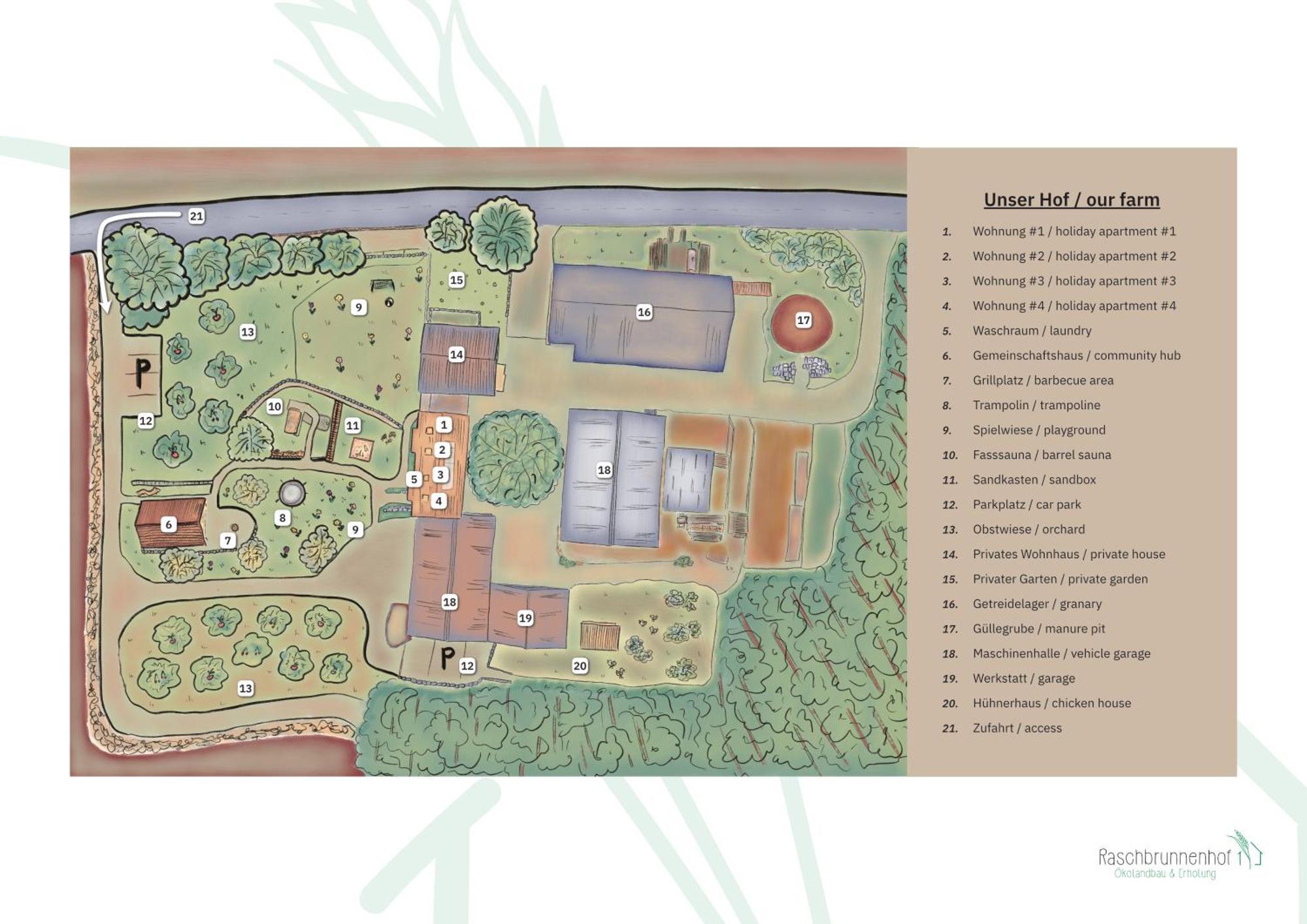 Raschbrunnenhof - Oekolandbau & Erholung Lägenhet Haunsheim Exteriör bild