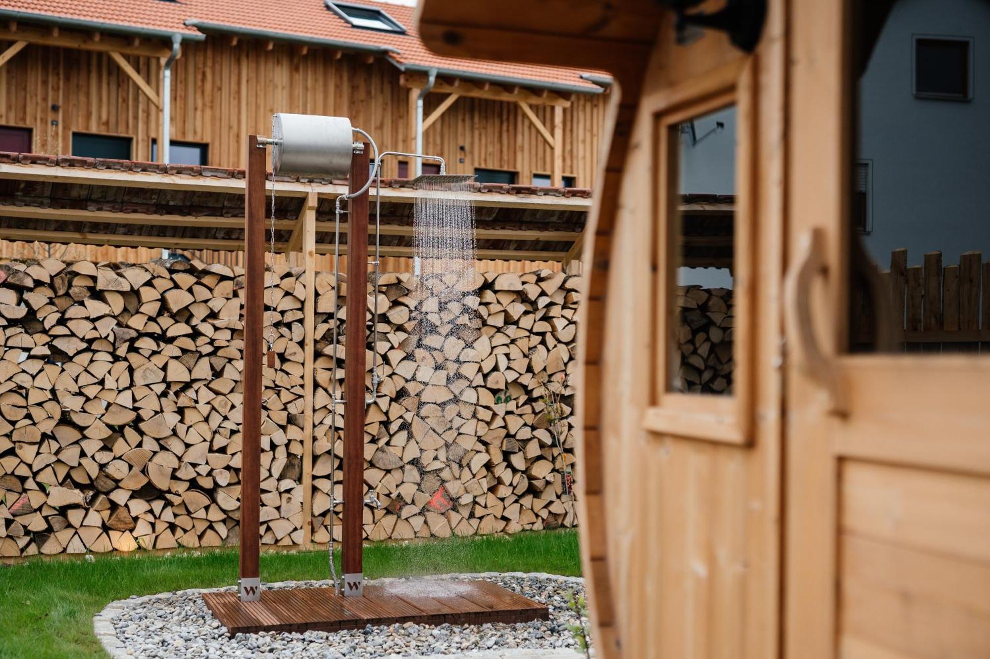 Raschbrunnenhof - Oekolandbau & Erholung Lägenhet Haunsheim Exteriör bild